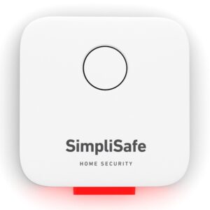 SimpliSafe Bell Box - Wireless External Siren with 105db Alarm and Red Flashing LED Security Light Deterrent. Compatible with SimpliSafe Home Security System Only
