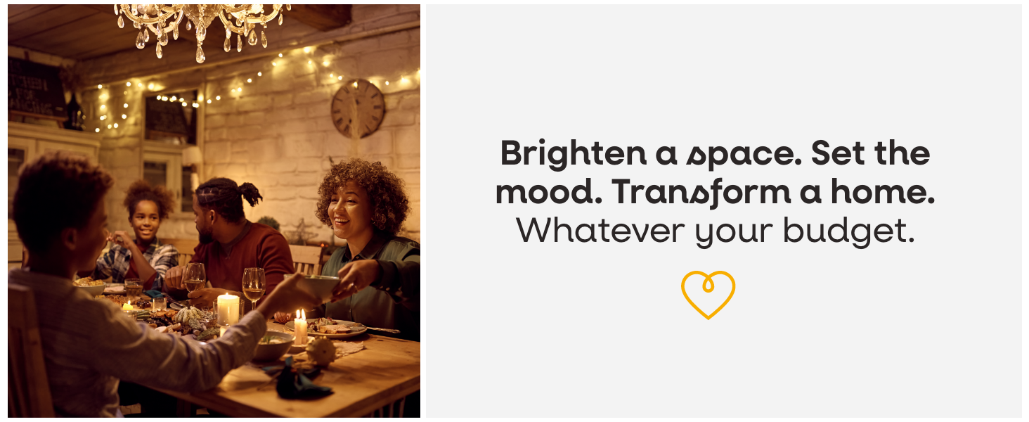 a woman sitting at a table with a coffee cup and text that reads ` ` brighten a mood. transformer. whatever you want.''
