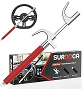 SURDOCA Car Steering Wheel Lock Anti-Theft Device, Steering Wheel Locks for Car SUV Van, Upgraded...