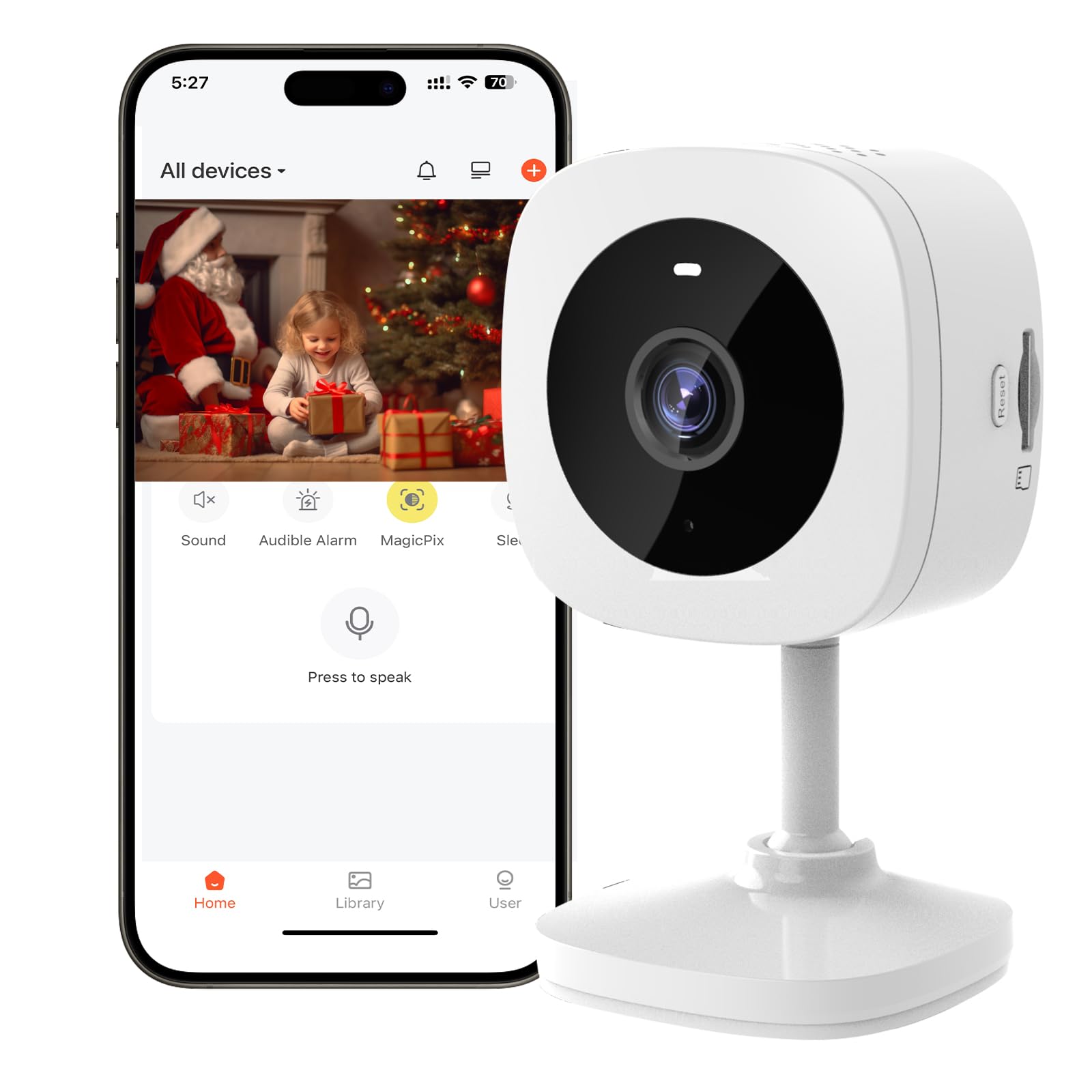javiscam Indoor Camera 2K Security Camera