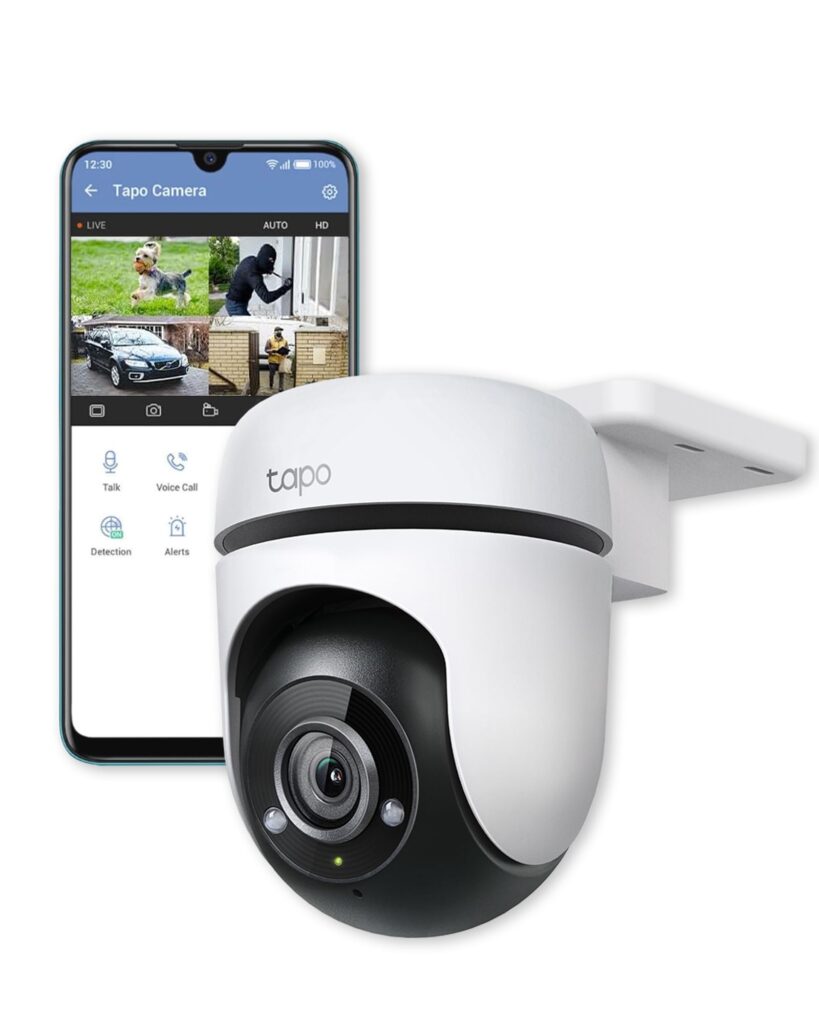 Tapo TP-Link 1080p Full HD Outdoor Pan/Tilt Security Wi-Fi Camera