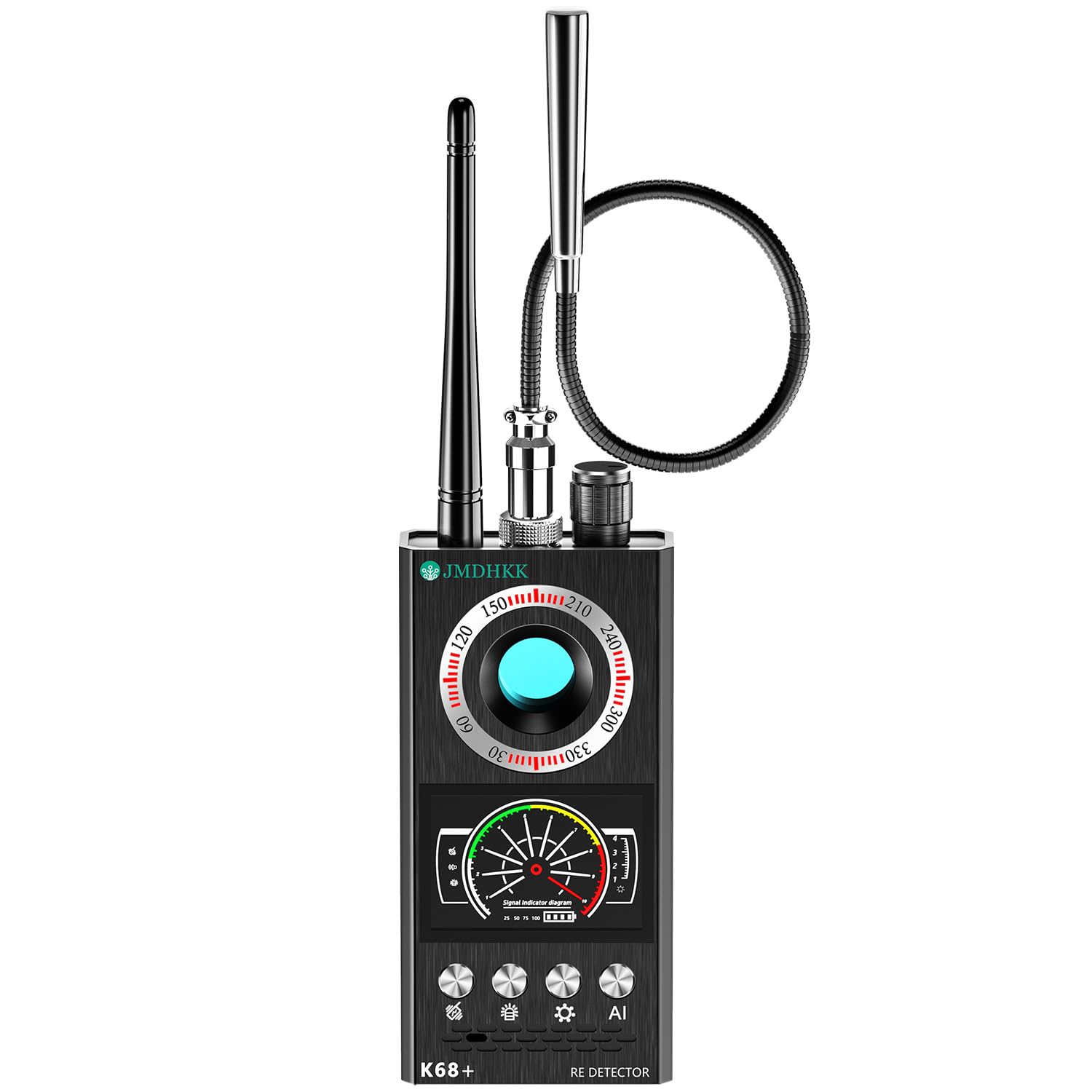 JMDHKK Hidden Camera Detector & Bug Detector – Magnetic Tracker & Wireless Signal Finder for Home