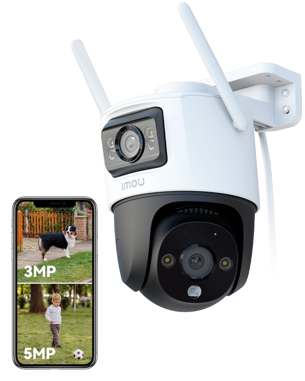 Imou 2-in-1 4K Outdoor Security Camera Dual-Lens