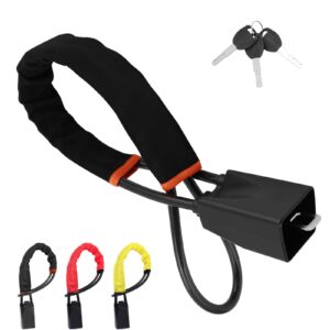 Universal Car Steering Wheel Lock Anti-Theft Device Black with 3 Keys