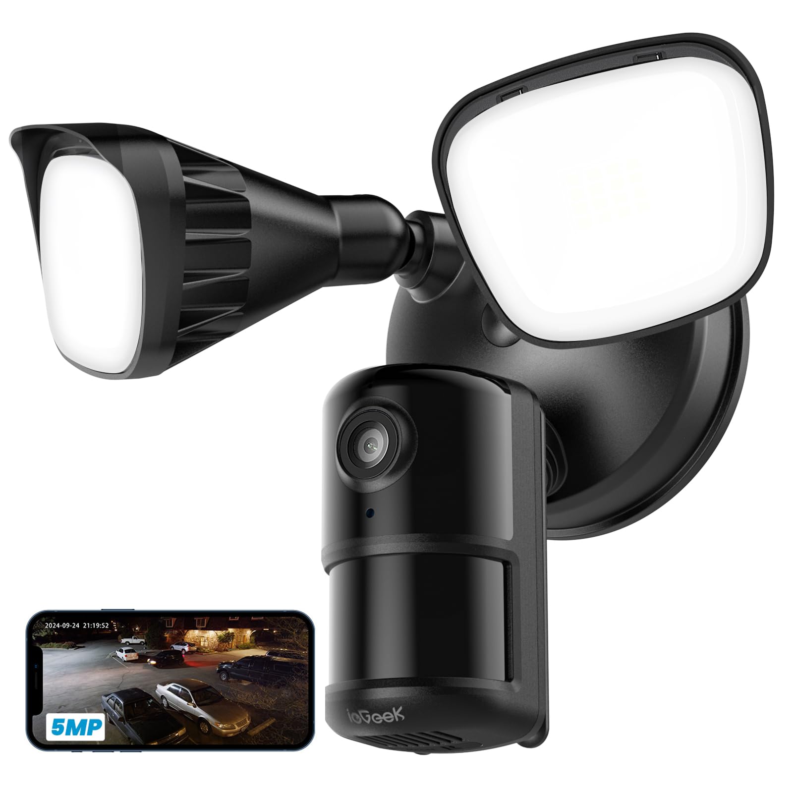 ieGeek 5MP Floodlight Camera Wired