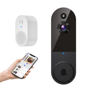 1080p Wireless Wi-Fi Video Doorbell Camera with AI Human Detection