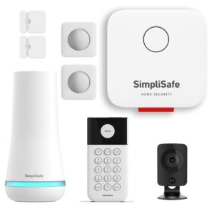 SimpliSafe Home Security System | 8 Piece Home Alarm System with Entry & Motion Sensors