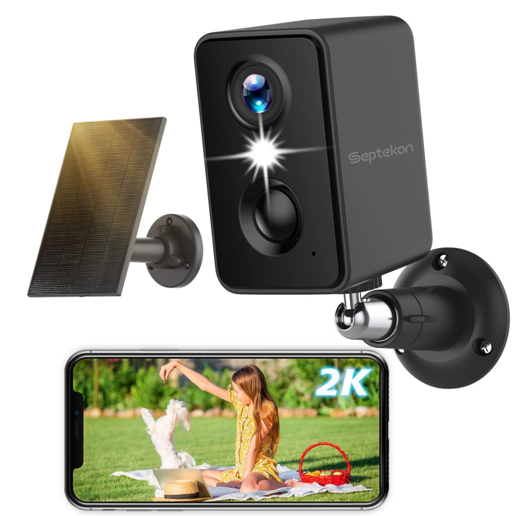 Septekon 2K Security Camera Outdoor Wireless