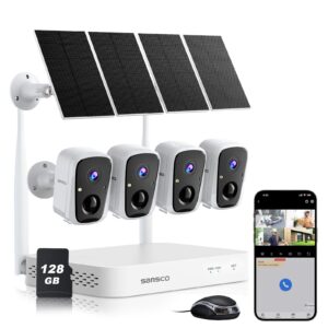 SANSCO 2K Wireless Security Camera System