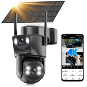 4K Solar Security Camera Outdoor Wireless