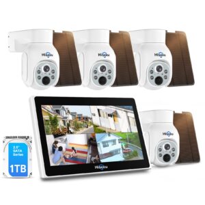 【2K+Pan 180 ° 】Hiseeu 3MP Wireless Security Camera System