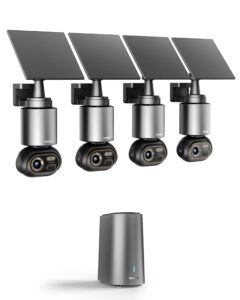 BOTSLAB 8MP Security Camera Outdoor Wireless 4 Cam-Kit