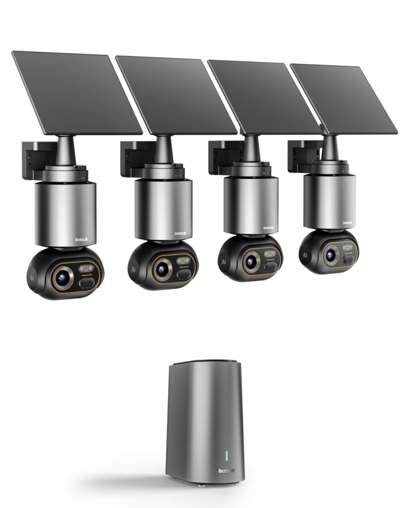 BOTSLAB 8MP Security Camera Outdoor Wireless 4 Cam-Kit