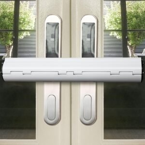 Lock for Patio French Security Lock - French Door Security Lock for French Double Doors with 2 Handle