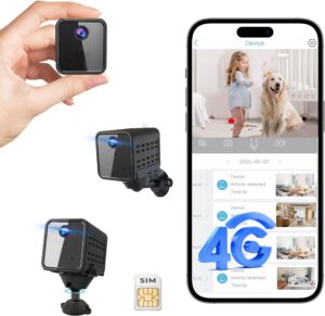 javiscam 4G LTE Cellular Security Camera with SIM Card