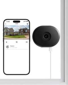 ZOSI 3MP 2K Window Camera for Home Security with Full Color Night Vision