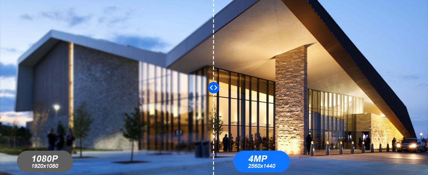 solar cctv security camera wireless outdoor indoor wifi power rechargeable battery 2k 4MP motion