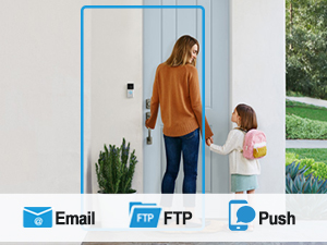 a person holding a smartphone showing a man standing outside.