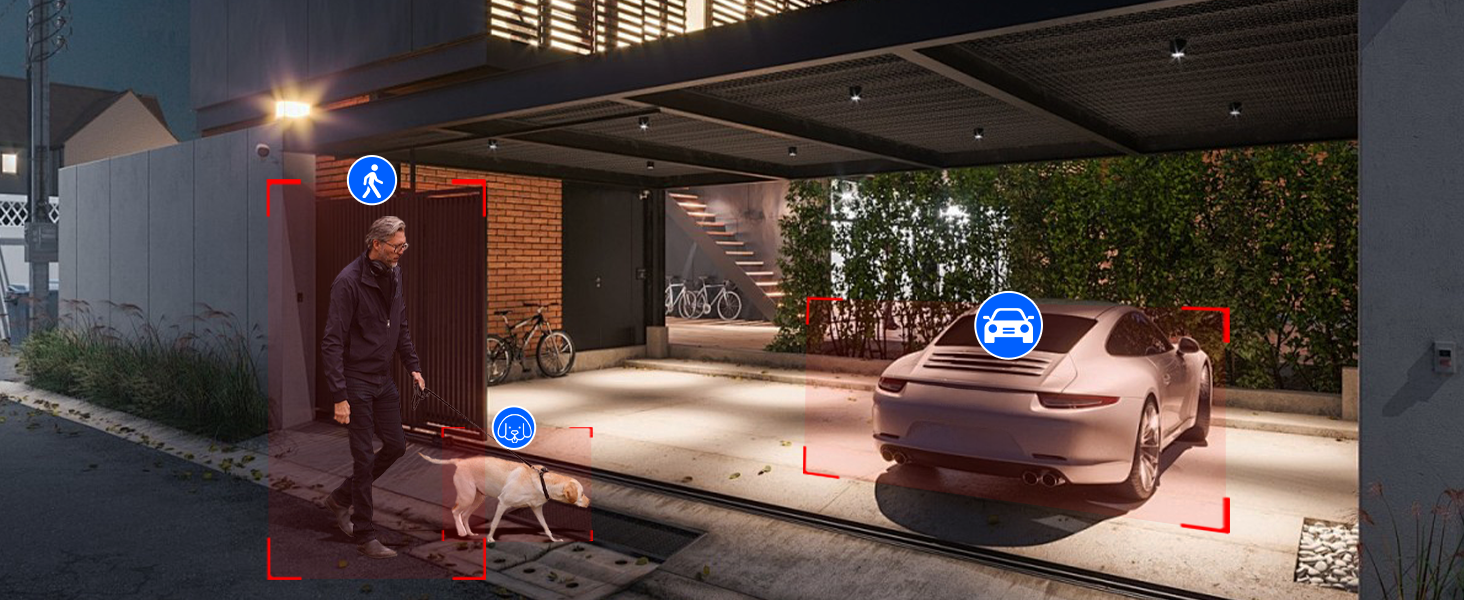 sansco q11 security cctv camera wireless outdoor solar panel motion detection human vehicle pet 4mp