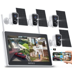 SANSCO 2K Wireless Security Camera System