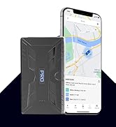 Black GPS tracking device labeled DB2-4G next to smartphone displaying map. Device features IP67 rating, LED indicator, and connection terminals. Phone shows location tracking interface.