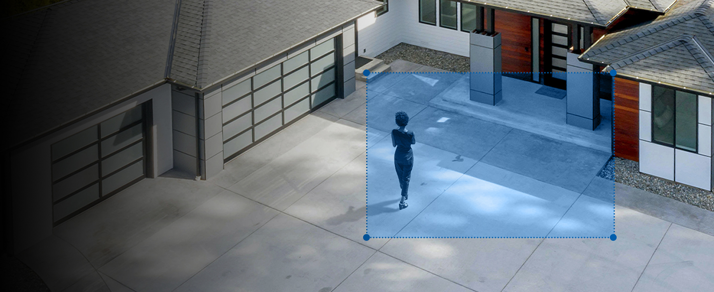 Smart Floodlight Camera, 2800-Lumen Ultra-Bright Floodlight, 2K QHD Live View