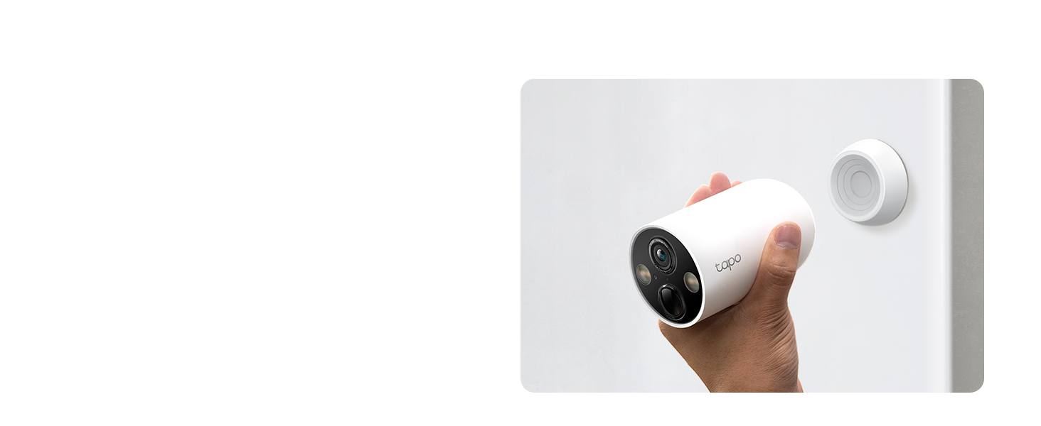 Smart Wire-Free Security Camera,2K QHD Live View,Colour Night Vision,IP66,Solar Panel Supported