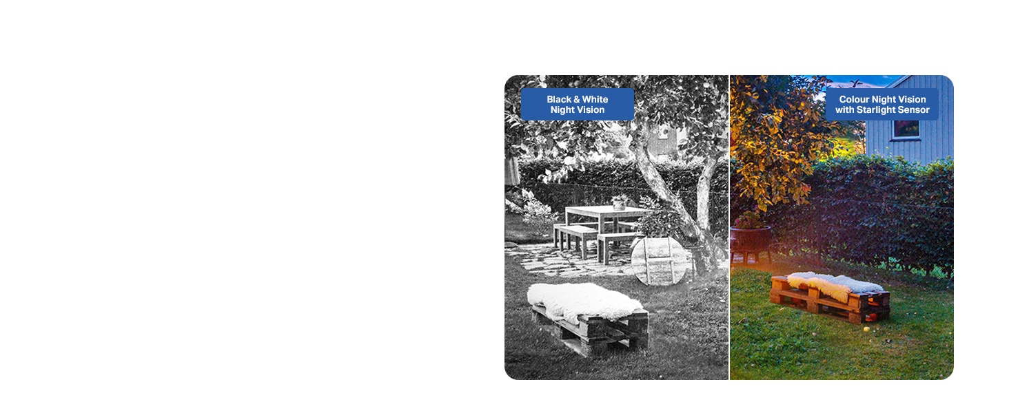 Smart Wire-Free Security Camera,2K QHD Live View,Colour Night Vision,IP66,Solar Panel Supported