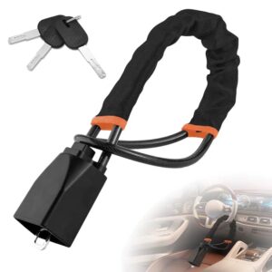Steering Wheel Lock Car Steering Wheel Locks Seat Belt Lock Anti Theft Car Security Device with 3 Keys