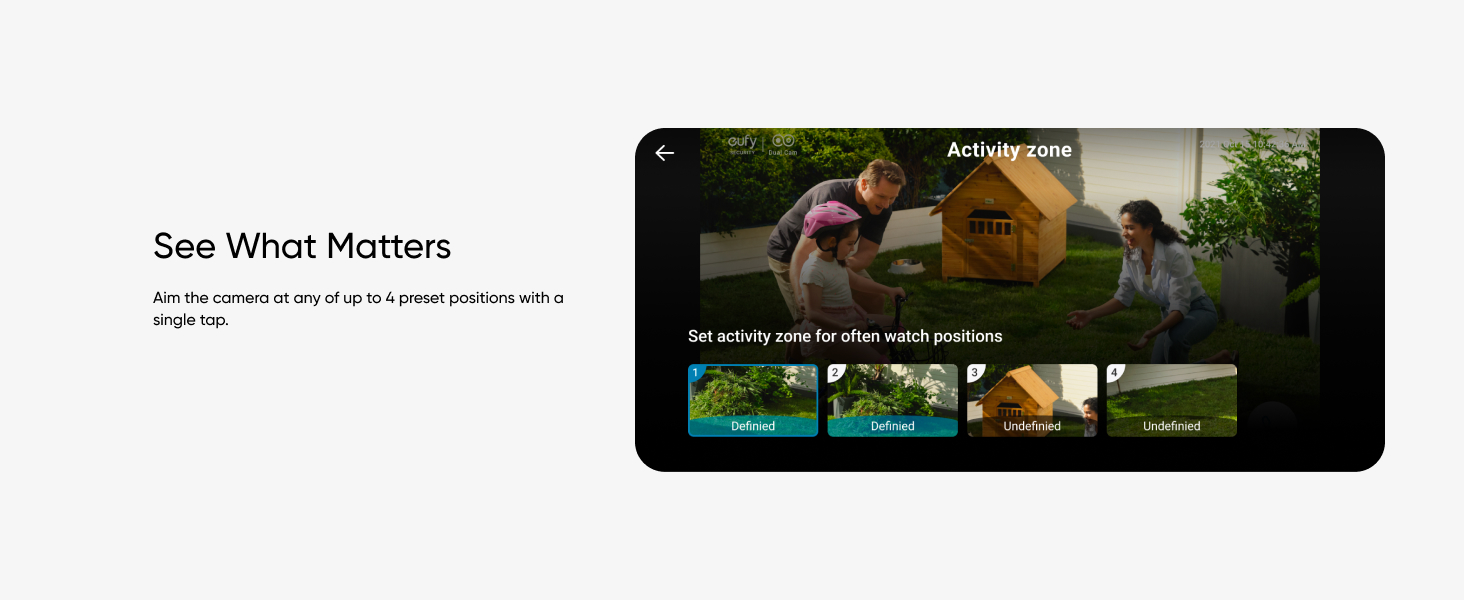 Smartphone displaying video streaming app interface. Shows 'See What Matters' text and thumbnails of outdoor scenes, implying nature or adventure content.