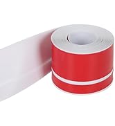 Tokenhigh 10m Flexible Skirting Board Cover, 10cm Wide Self Adhesive Wall Borders, Peel and Stick...