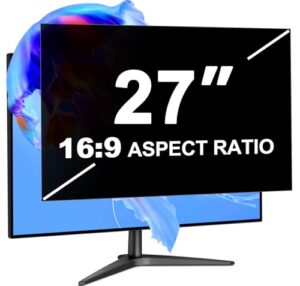 LUSA DESIGN 27 Inch Computer Monitor Privacy Screen Filter for 16:9 Aspect Ratio