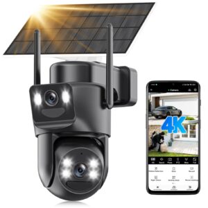 4K Solar Security Camera Outdoor Wireless