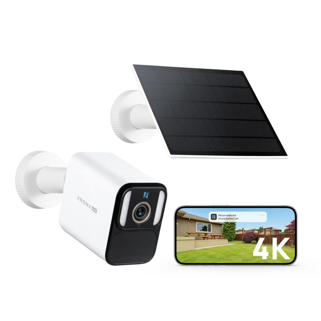 Anona Aurora 4K Solar Security Cameras Wireless Outdoor