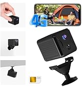 Wireless doorbell camera with 5MP resolution, featuring smartphone connectivity, black casing, blue-rimmed button, and wide-angle lens. Shows mobile app interface demonstration.