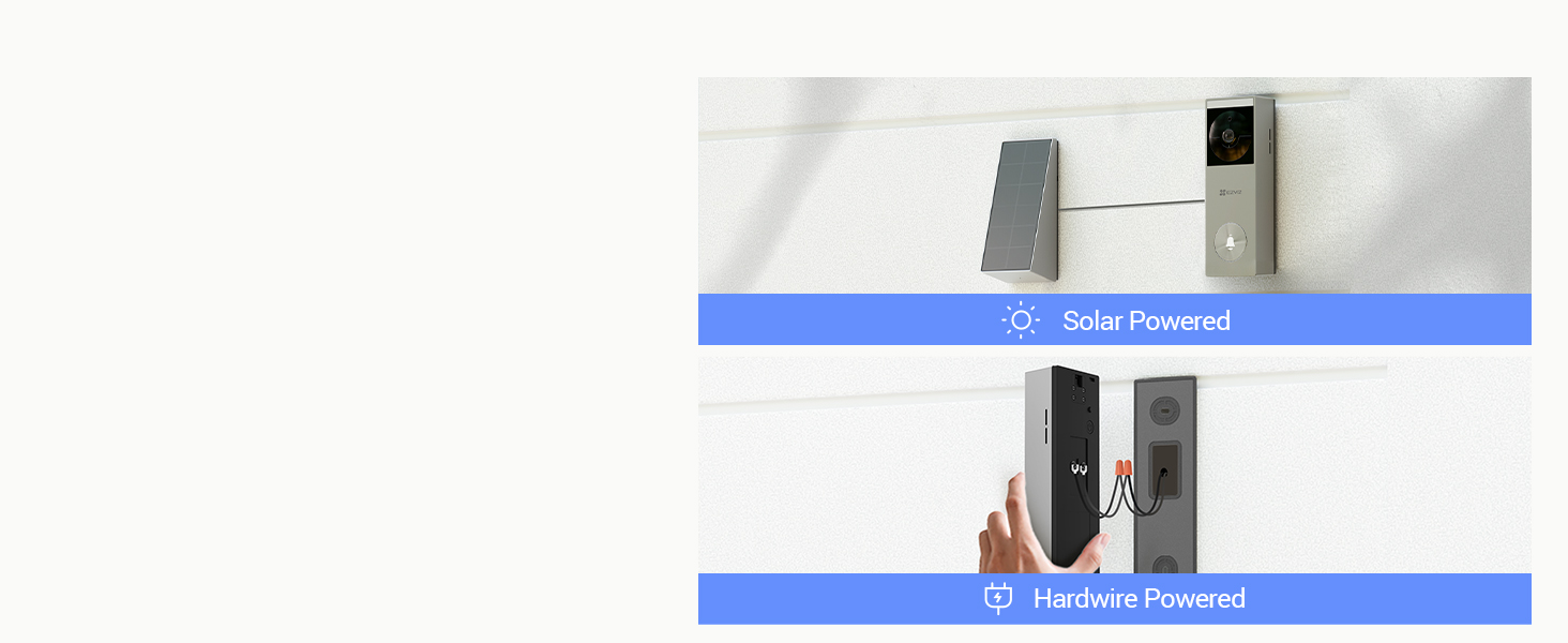 Two images of a slim, white electronic device with a display screen, showing different views. Blue text labels indicate '20cm/7.9in' and '10cm/3.9in'.