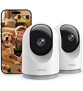 Two compact black and white security cameras with visible lenses, alongside a smartphone displaying a live video feed of a room interior.