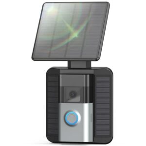 Doorbell Solar Charger Compatible for Video Doorbell 3/3 Plus/4/Battery Doorbell Plus/Battery Doorbell Pro (U-Shaped Port)