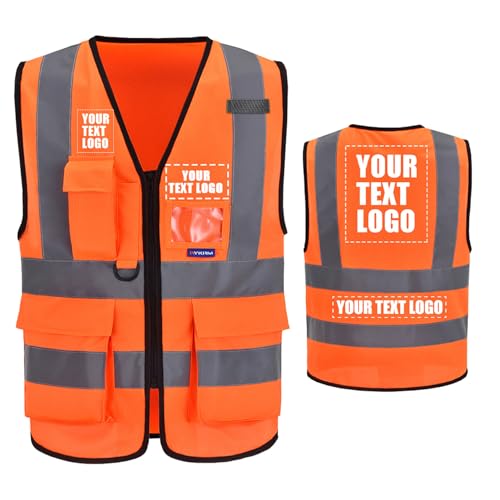 AYKRM High Visibility Zipper Front Vest