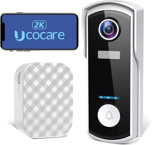 UCOCARE Wireless Video Doorbell Camera with Chime