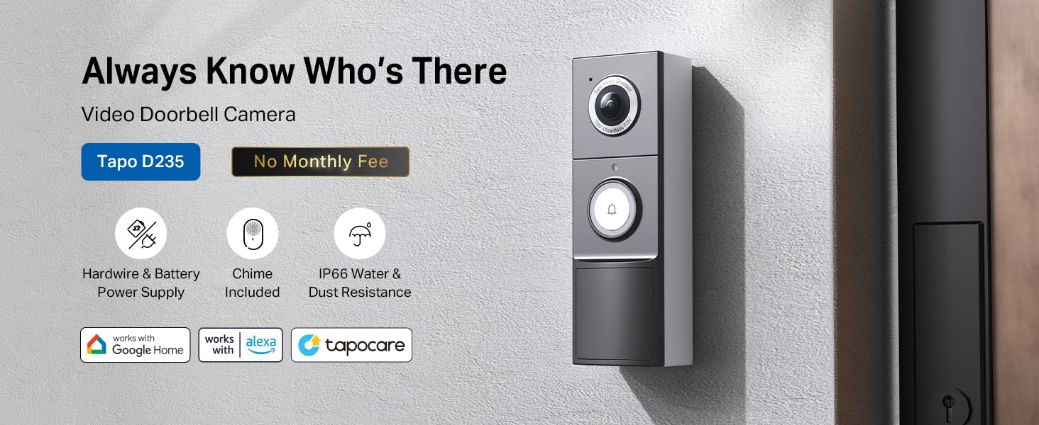 Tapo Video Doorbell Camera
