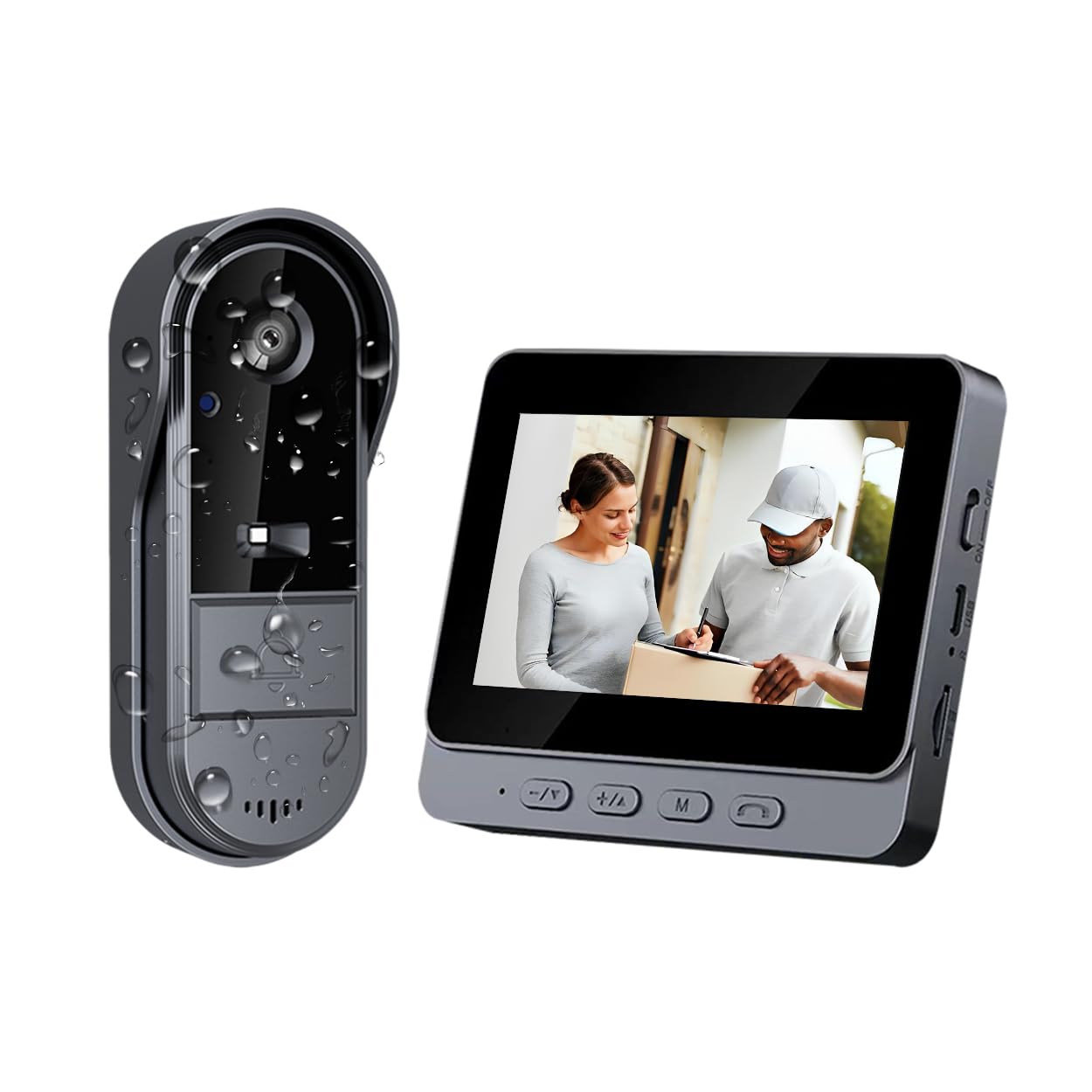 TKMARS Wireless Video Doorbell with 1080P Camera