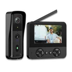 TKMARS Wireless Doorbell Camera with 1080P Screen