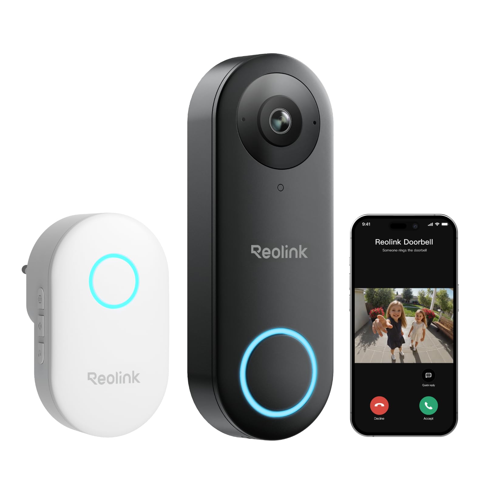Reolink Wired Video Doorbell with Chime