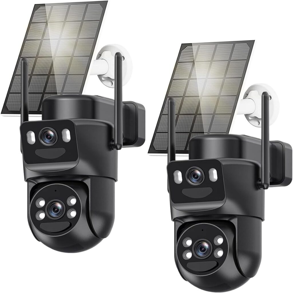 4K Security Camera Outdoor Wireless Solar Battery Powered