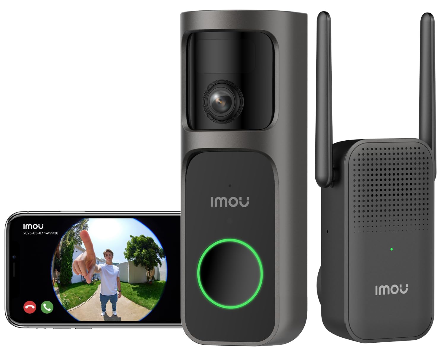 Imou 4MP Panoramic Doorbell DB3 KIT