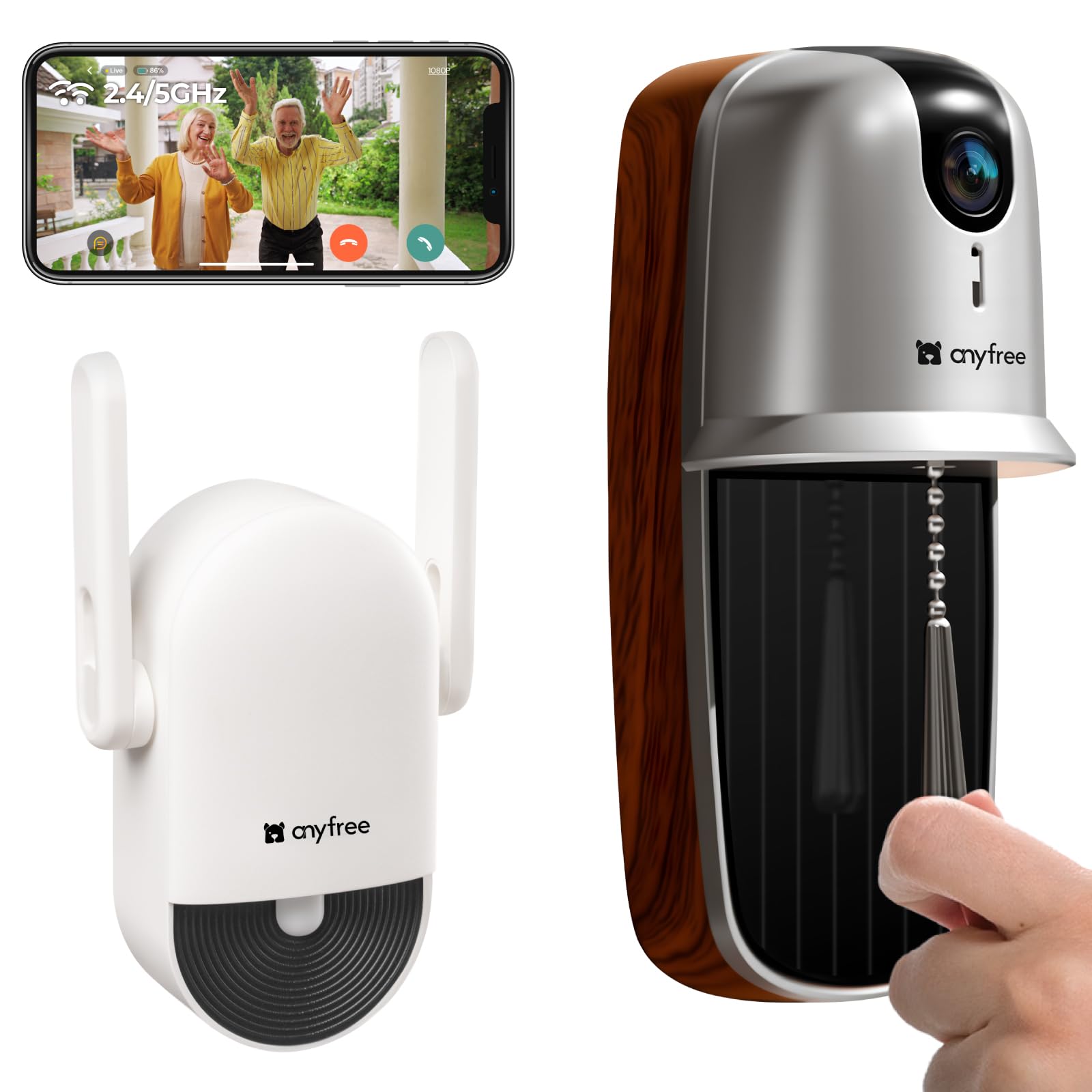 Video Doorbell Wireless with Chime