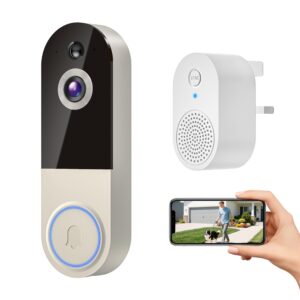 Wireless Video Doorbell with Doorbell Receiver