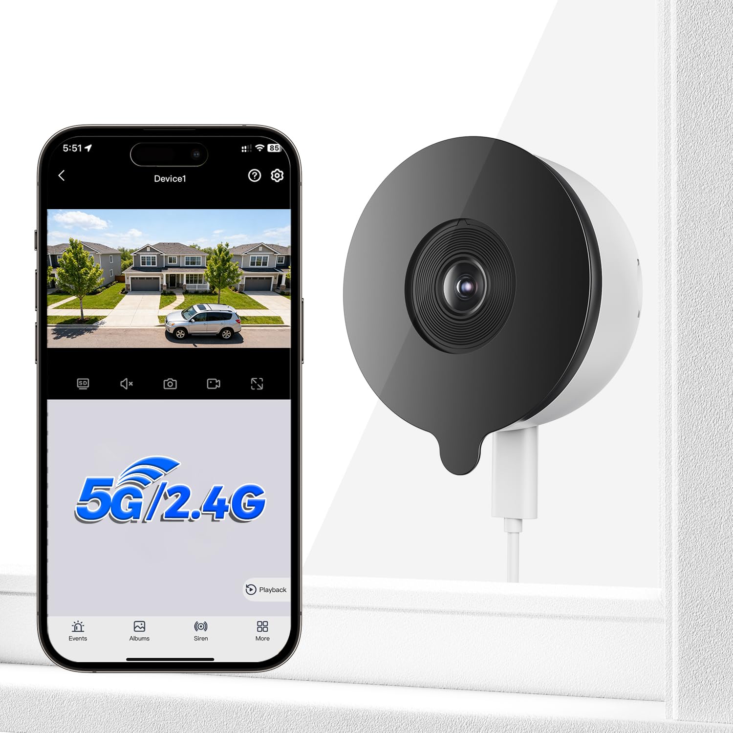 2K 3MP Window Camera