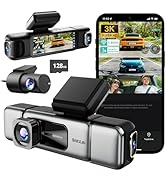 BOTSLAB 3K 4 Channel Dash Cam, 3K/4K Front and 1080p*3 Car Camera Left Right Inside, 560° Dash Ca...